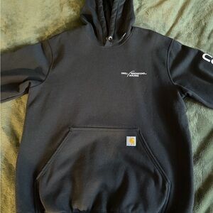 Carhartt Black Pullover Hoodie (Branded)